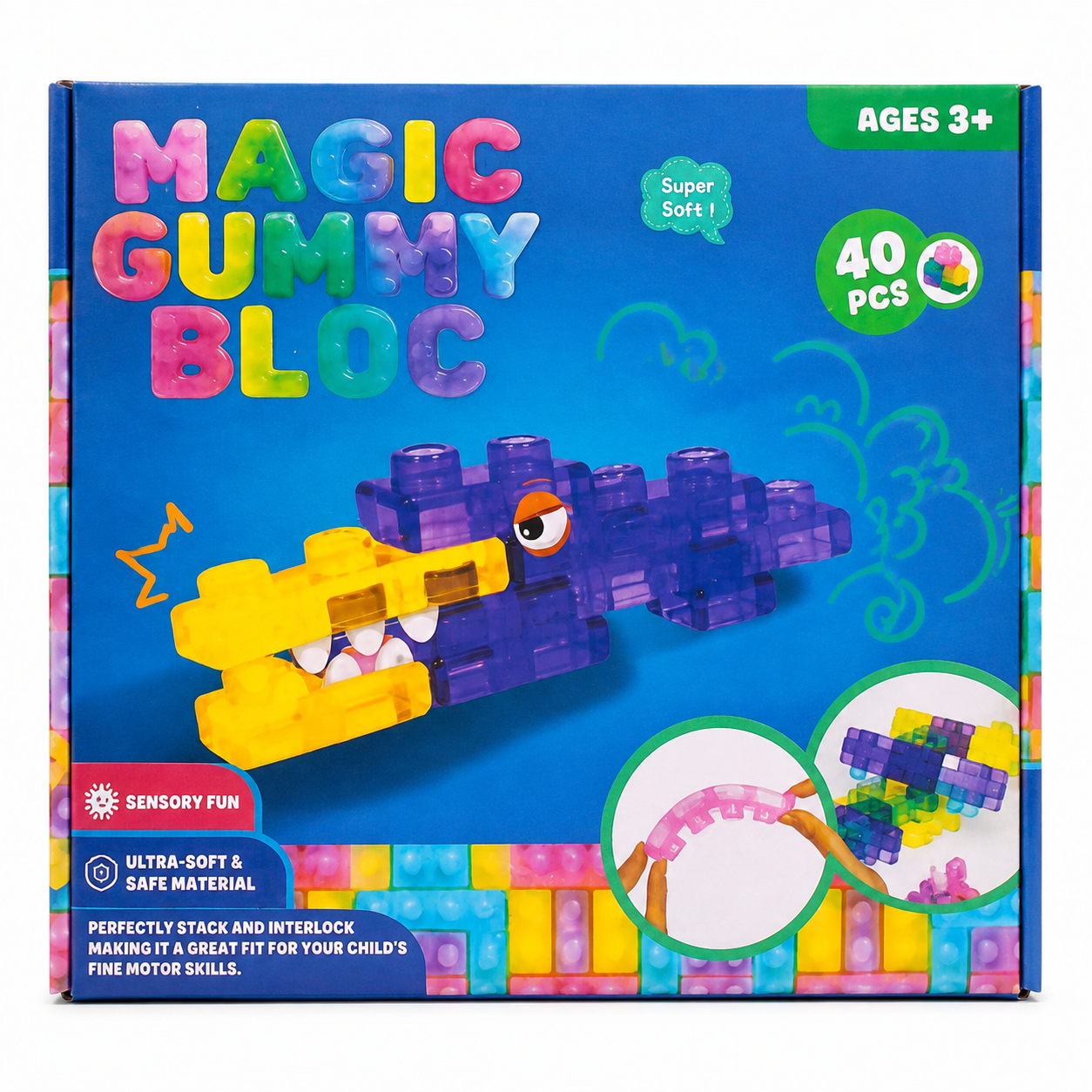 Magic Gummy Bloc 40pcs